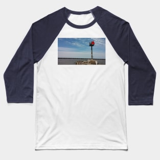 Lake Sign Baseball T-Shirt